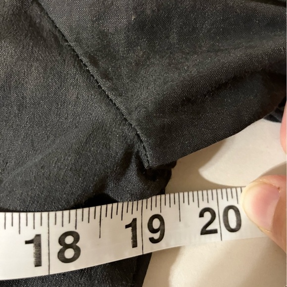 Eileen fisher blazer jacket Sz S Zip Up Linen Blend Charcoal Gray Office Casual - Picture 7 of 7